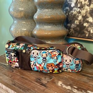 Vintage tokidoki Aqua Multi-Character Crossbody Belt Bag